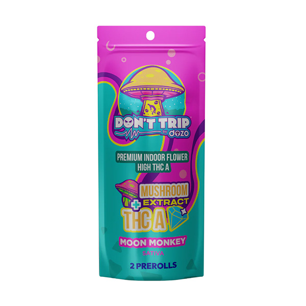 Dozo Don’t Trip Mushroom Extract + THCA Prerolls