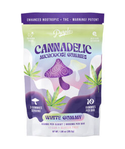 Purple Cannadelic Microdose Gummies | (10ct) 6000mg