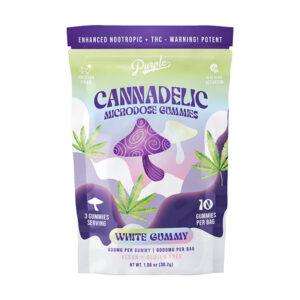 Purple Cannadelic Microdose Gummies | (10ct) 6000mg