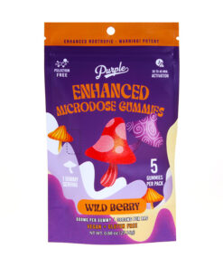 Purple Magic Enhanced Microdose Mushroom Gummies | (5ct) 3000mg