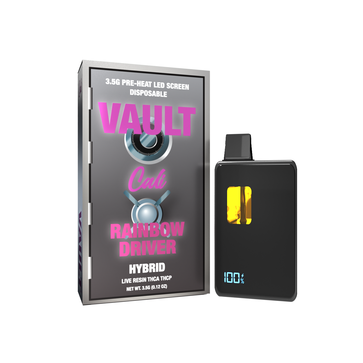 Rainbow Driver THCA THCP Disposable 3.5 Gram – Vault